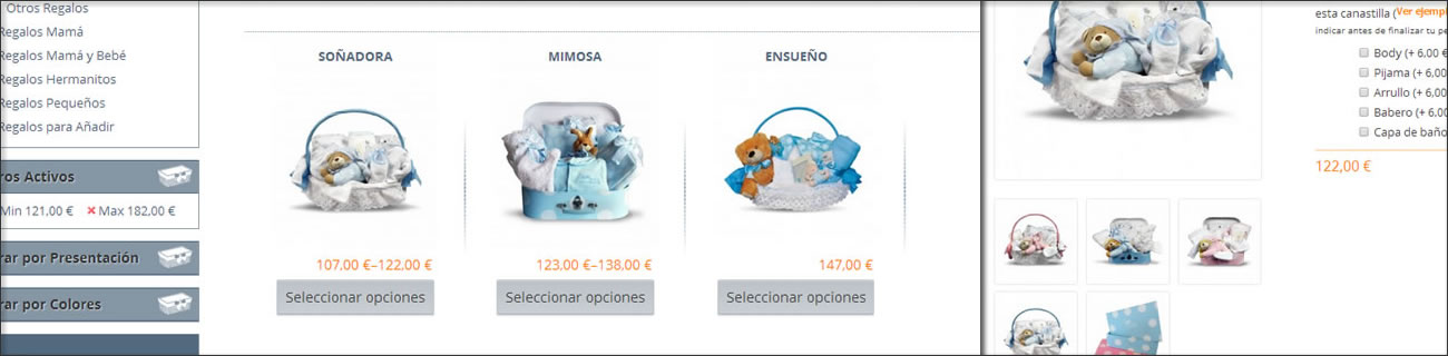 Tienda de regalos para bebés