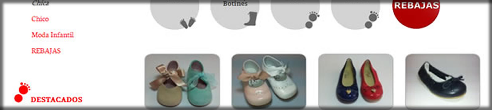 tienda para zapatería infantil