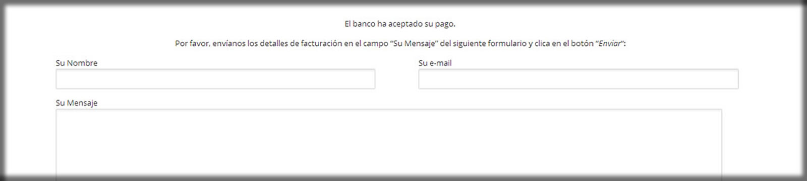 tpv a medida con envío de correos para pagos individualizados