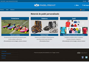 Tienda material deportivo personalizado