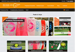 Tienda de productos padel