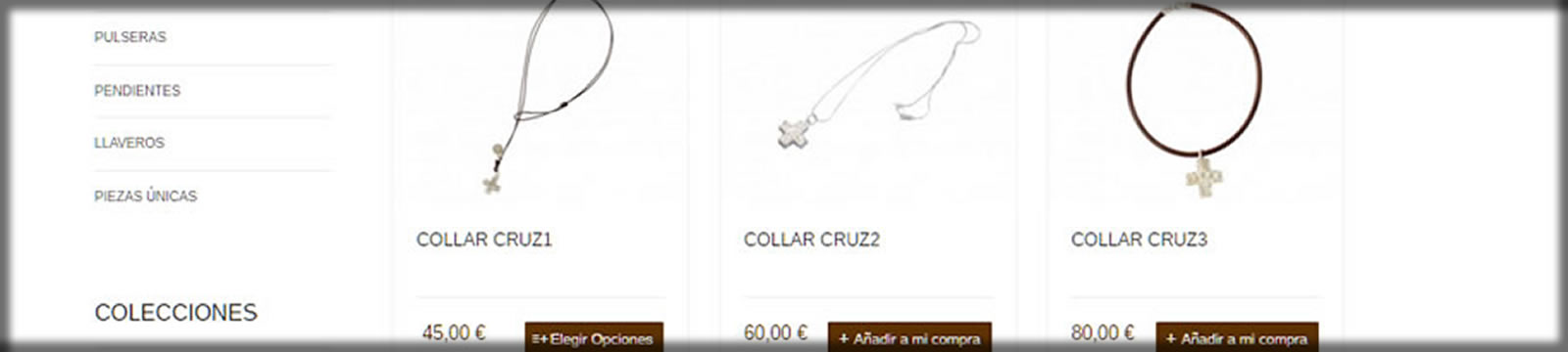 web para joyería especializada en plata