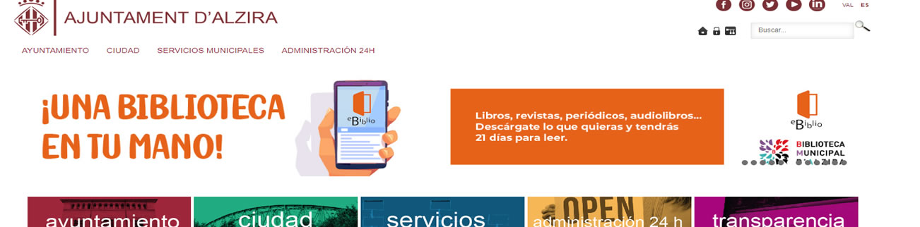 Rediseño Joomla con plantilla antigua para Ayuntamiento