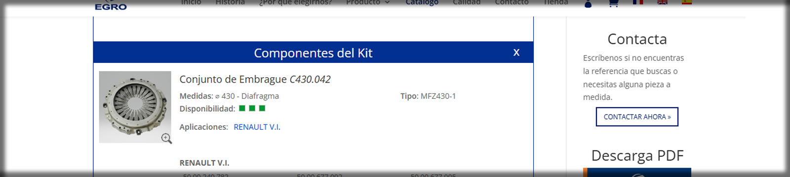 webcat piezas automocion