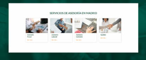 Enlaces se ajustan según el servicio y ubicación que se esté viendo