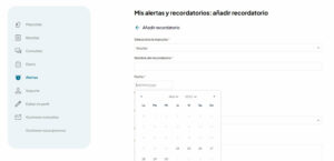 Sistema de alertas y recordatorios por email
