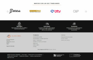 Refuerzos y marcas al pie