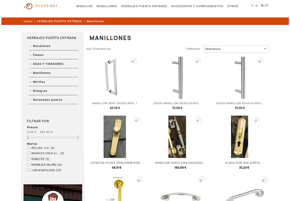 Tienda material obra