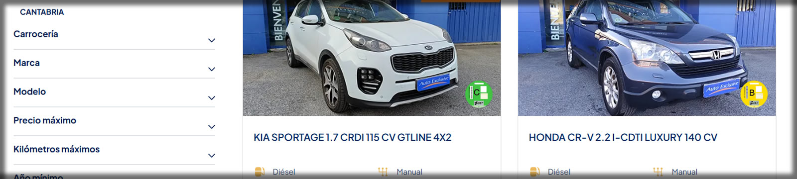 filtro de características sobre wordpress