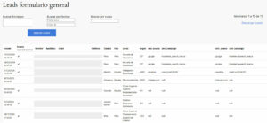 Listado de leads independiente del CRM