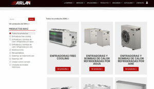 Listados y filtros por categoría y frecuencia según mercados internacionales