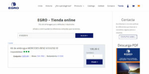 Apartado de tienda integrado con imagen del webcat que hicimos